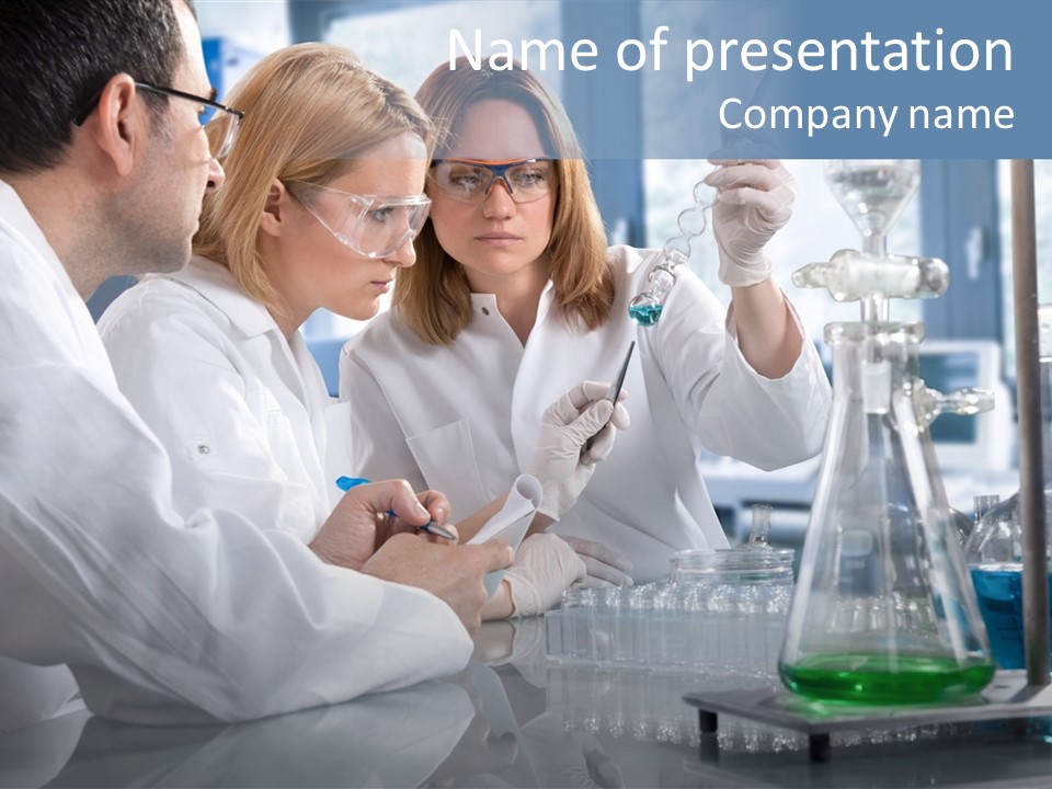 Discovery Laboratory Chemistry PowerPoint Template