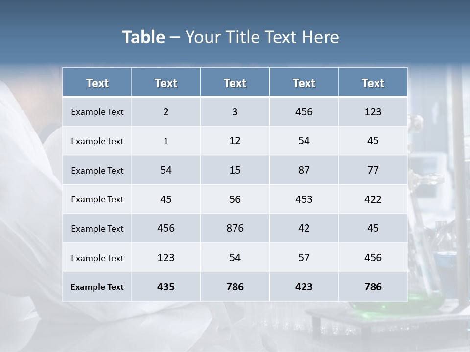 Discovery Laboratory Chemistry PowerPoint Template