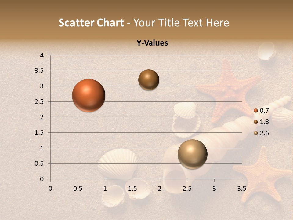 Vacation Souvenir Starfish PowerPoint Template