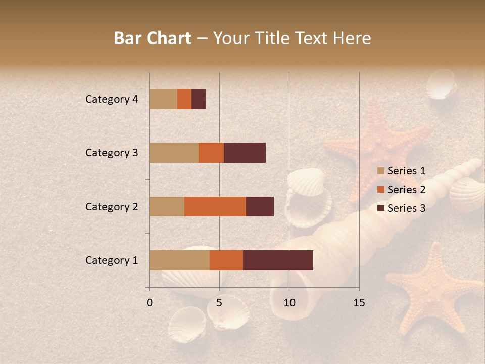 Vacation Souvenir Starfish PowerPoint Template