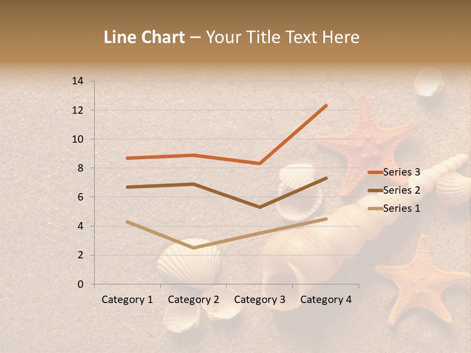 Vacation Souvenir Starfish PowerPoint Template