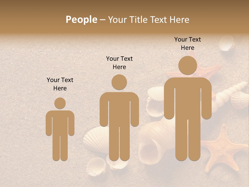 Vacation Souvenir Starfish PowerPoint Template