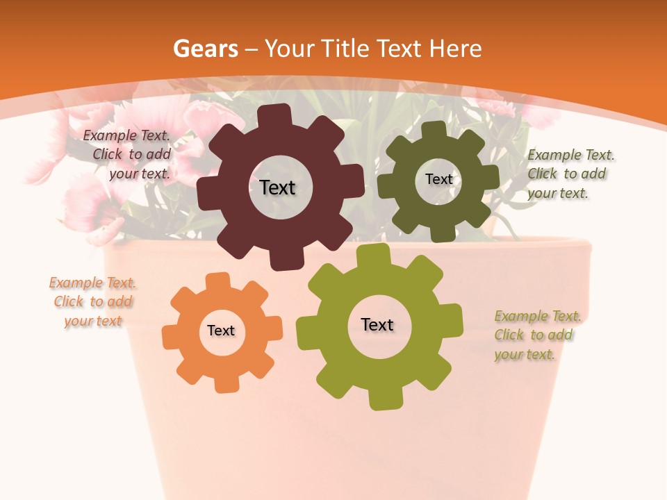 Stilllife Botany Shovel PowerPoint Template