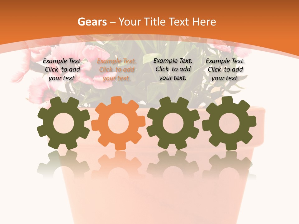 Stilllife Botany Shovel PowerPoint Template