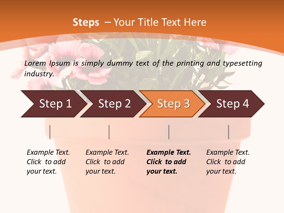 Stilllife Botany Shovel PowerPoint Template