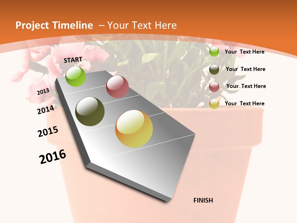 Stilllife Botany Shovel PowerPoint Template