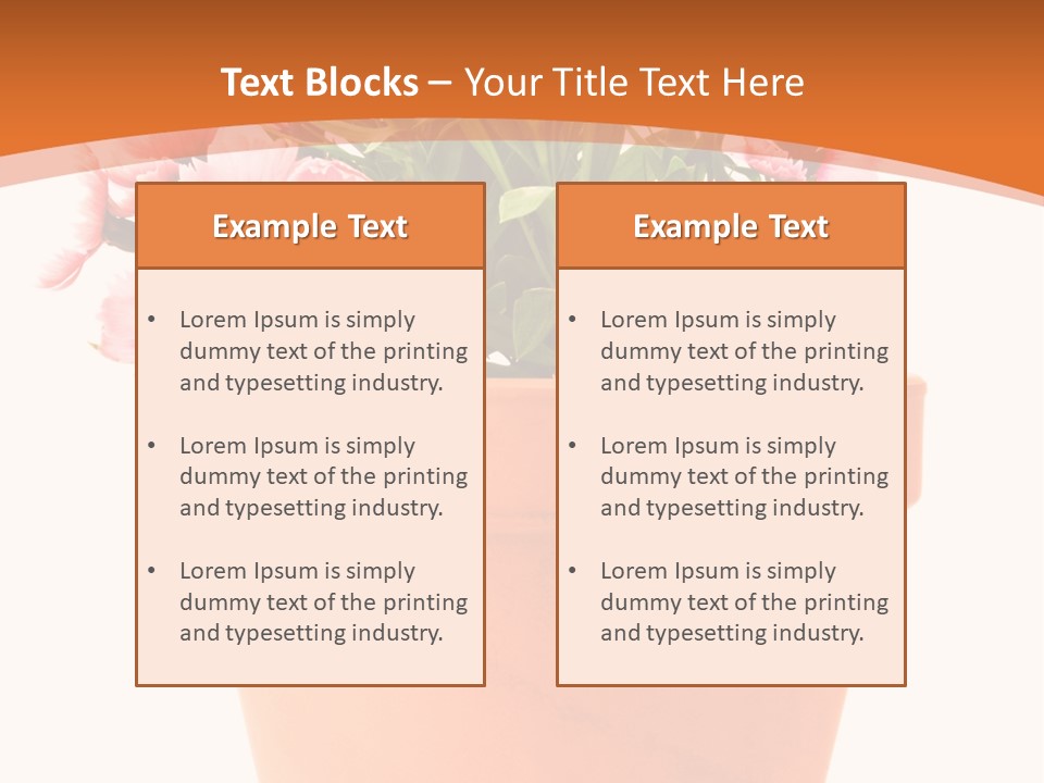 Stilllife Botany Shovel PowerPoint Template