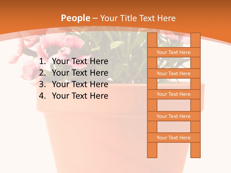 Stilllife Botany Shovel PowerPoint Template