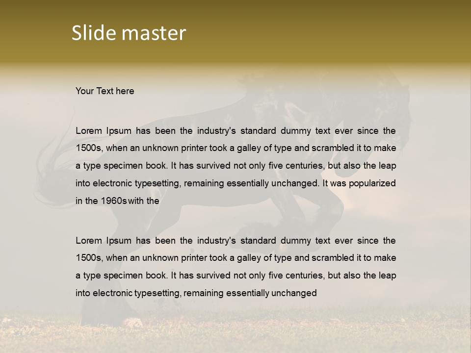 Color Blue Active PowerPoint Template