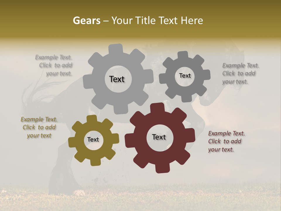 Color Blue Active PowerPoint Template