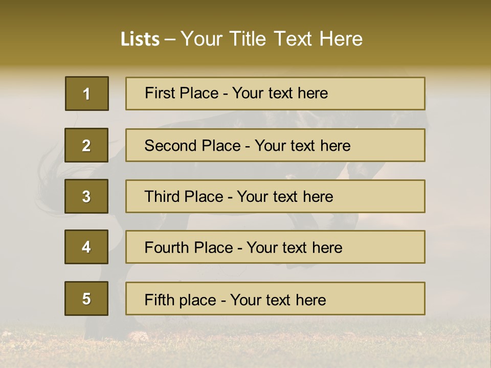 Color Blue Active PowerPoint Template