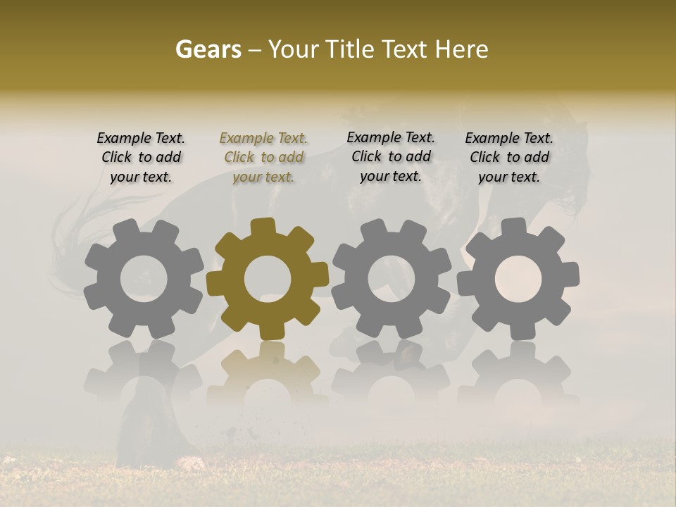 Color Blue Active PowerPoint Template