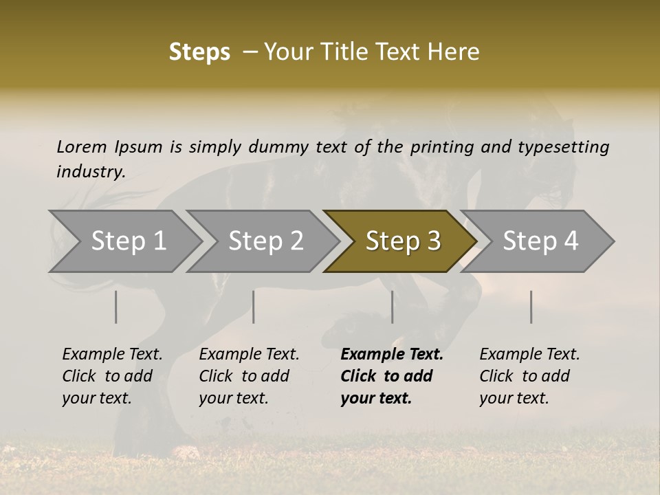 Color Blue Active PowerPoint Template