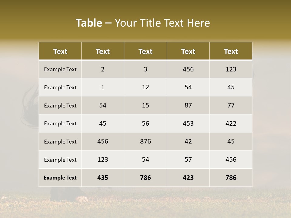 Color Blue Active PowerPoint Template