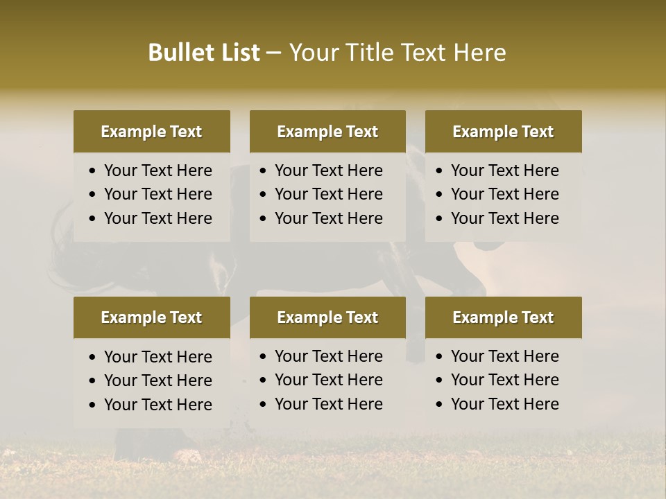 Color Blue Active PowerPoint Template