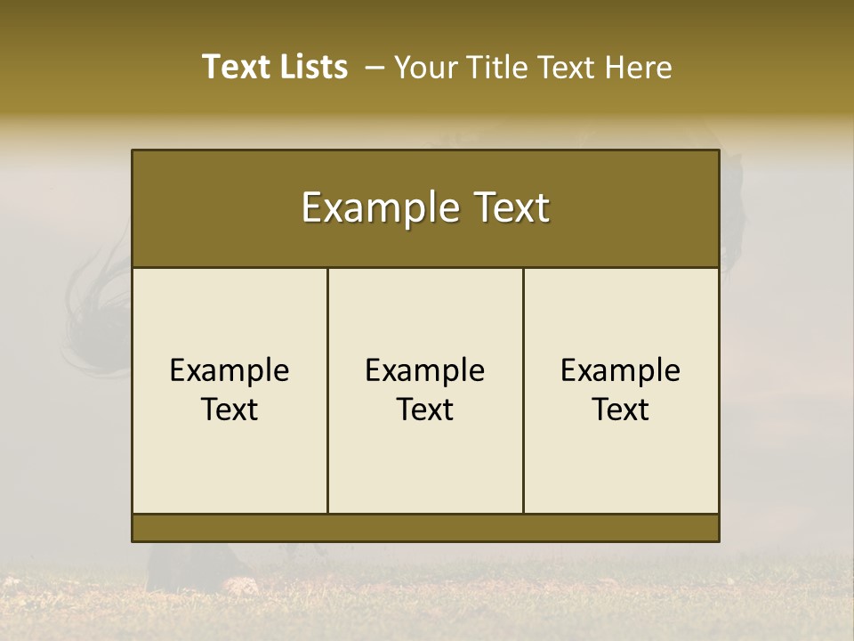 Color Blue Active PowerPoint Template