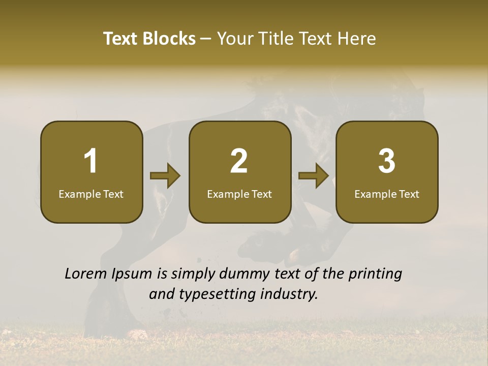Color Blue Active PowerPoint Template