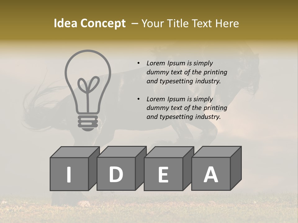 Color Blue Active PowerPoint Template