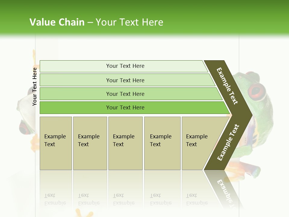 Space Color Frog PowerPoint Template