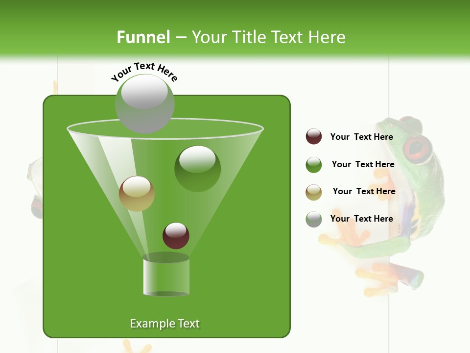 Space Color Frog PowerPoint Template