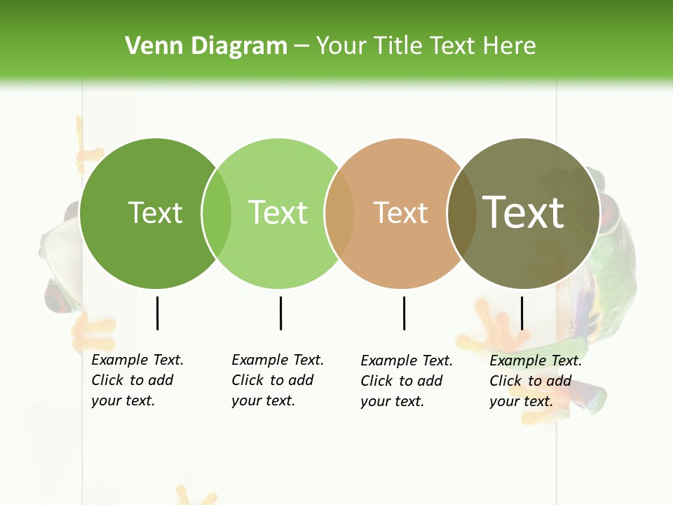 Space Color Frog PowerPoint Template