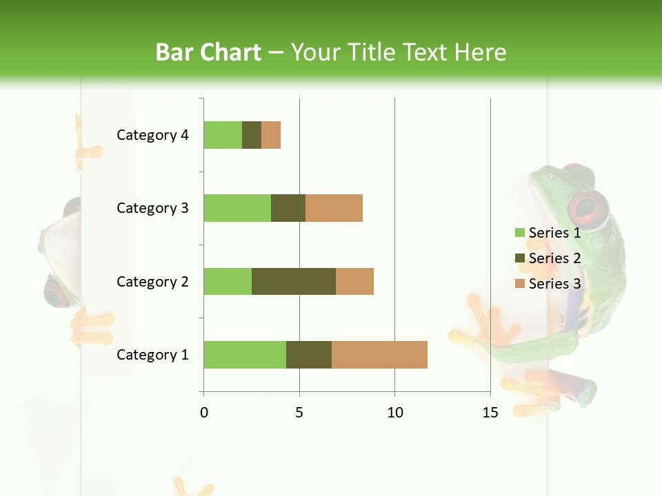 Space Color Frog PowerPoint Template