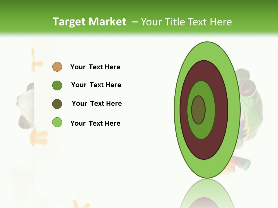 Space Color Frog PowerPoint Template