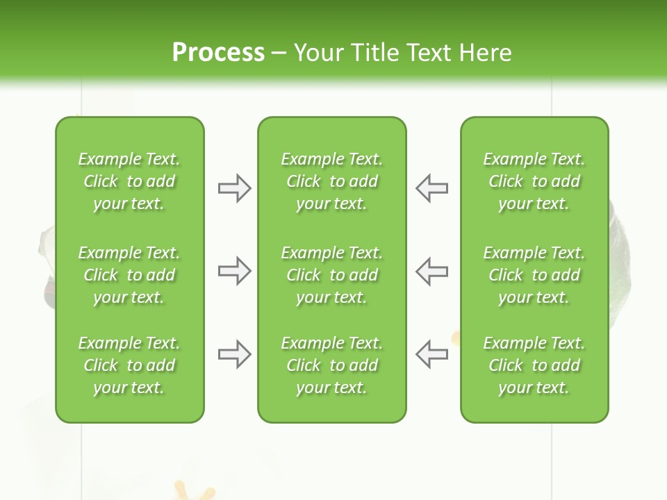 Space Color Frog PowerPoint Template