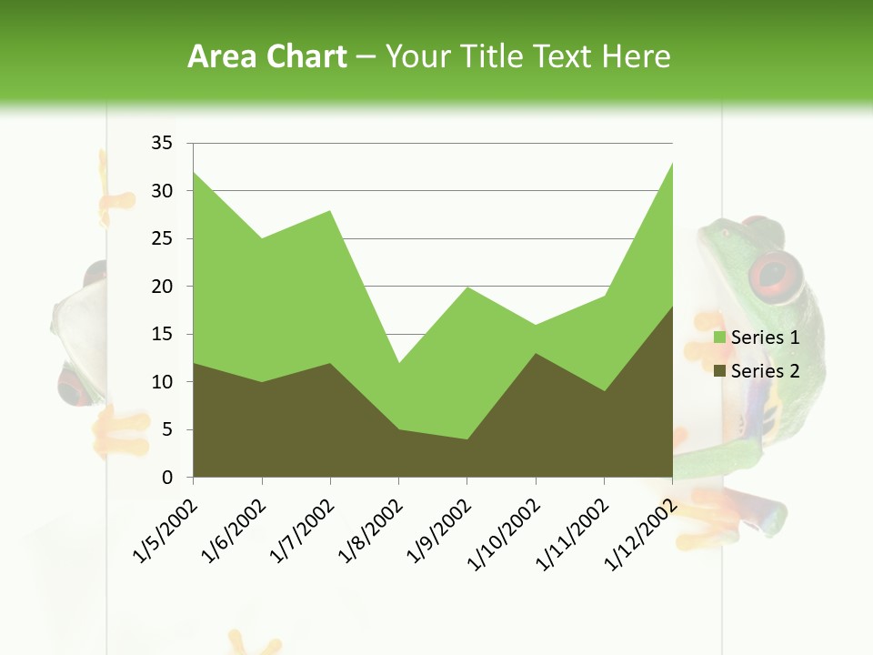Space Color Frog PowerPoint Template