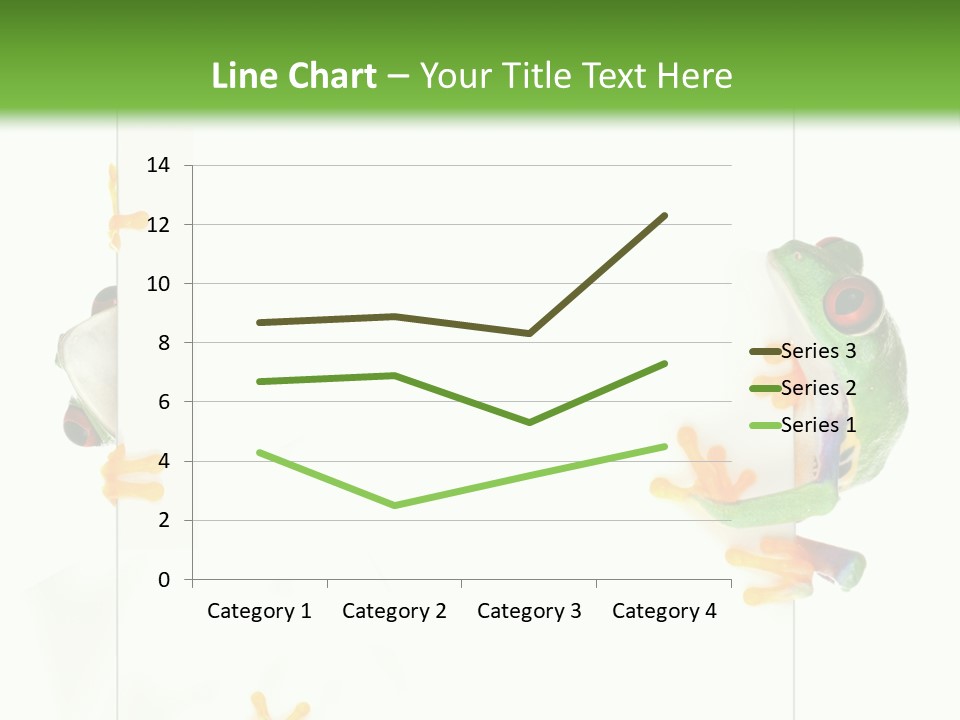 Space Color Frog PowerPoint Template