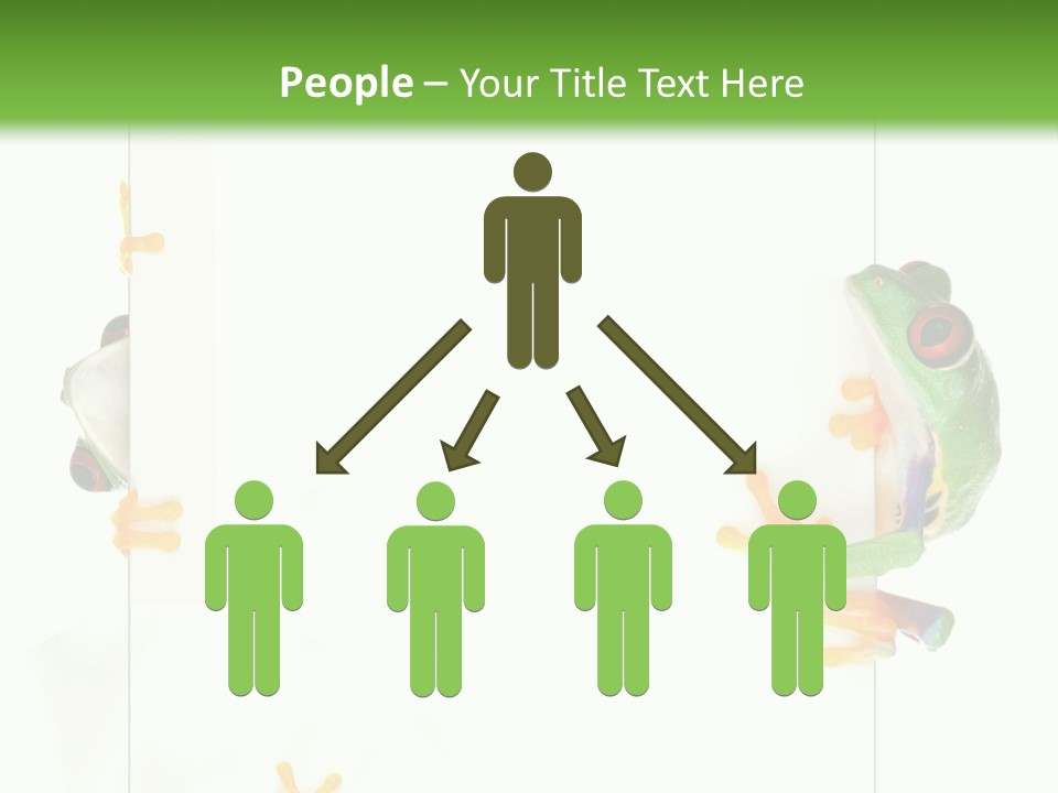 Space Color Frog PowerPoint Template