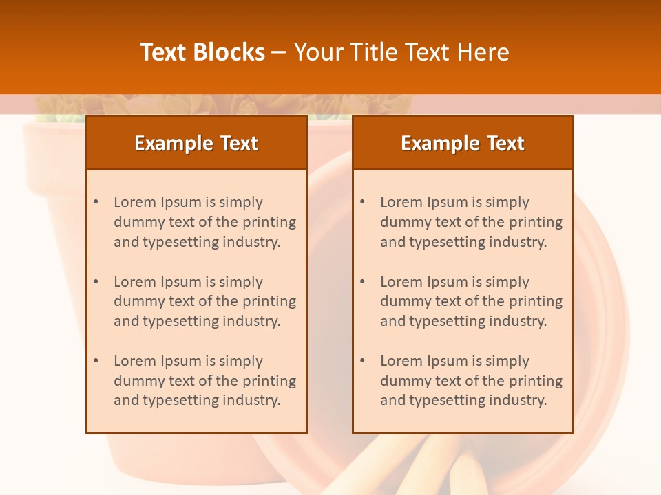 Earth Crassulaceae Growing PowerPoint Template