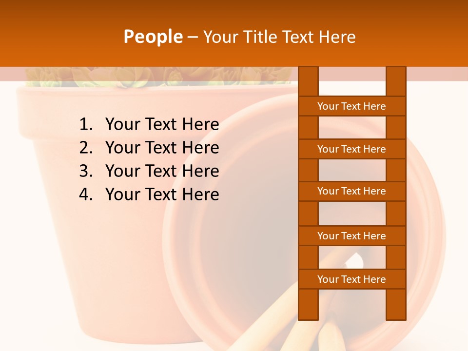Earth Crassulaceae Growing PowerPoint Template