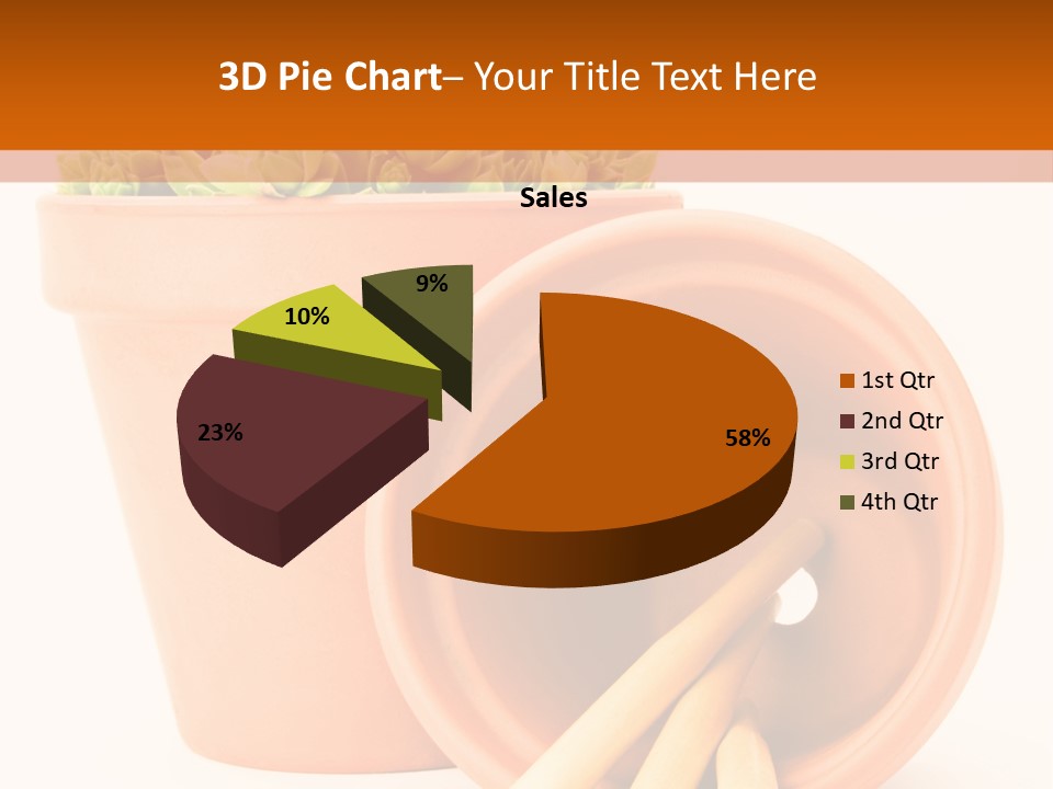 Earth Crassulaceae Growing PowerPoint Template