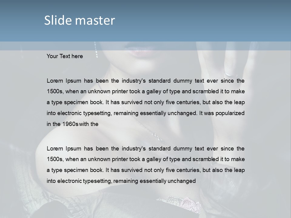 Hat Coat Elegance PowerPoint Template