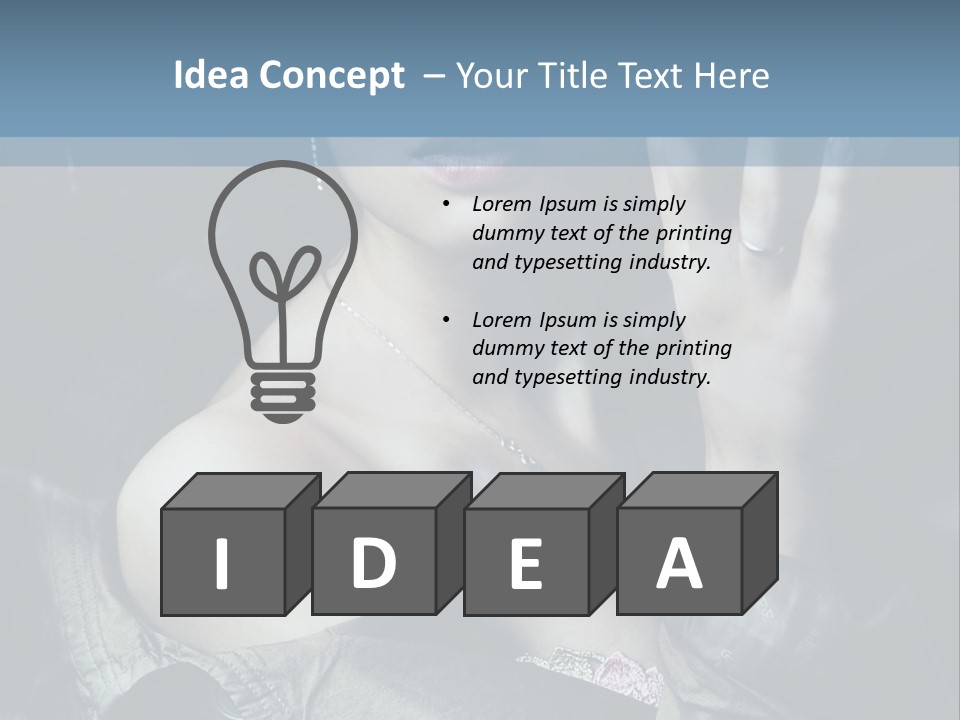 Hat Coat Elegance PowerPoint Template