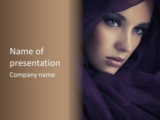 Islamic Fashion Skincare PowerPoint Template