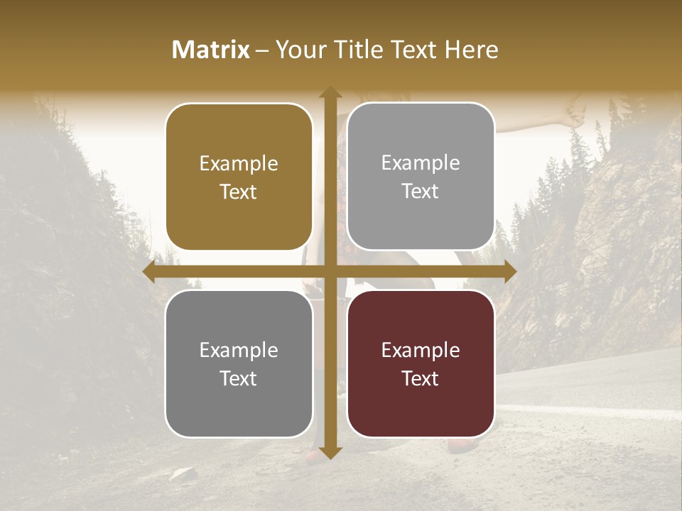 Outdoor Traveler Sky PowerPoint Template