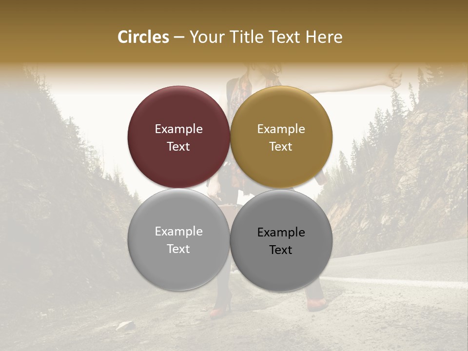 Outdoor Traveler Sky PowerPoint Template