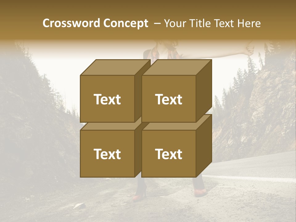 Outdoor Traveler Sky PowerPoint Template