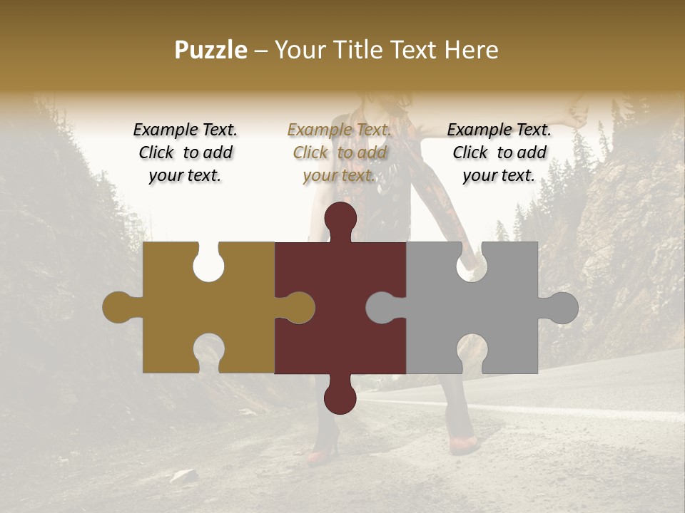 Outdoor Traveler Sky PowerPoint Template