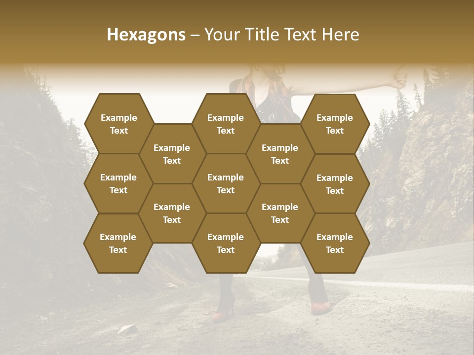 Outdoor Traveler Sky PowerPoint Template