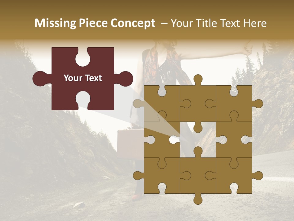 Outdoor Traveler Sky PowerPoint Template