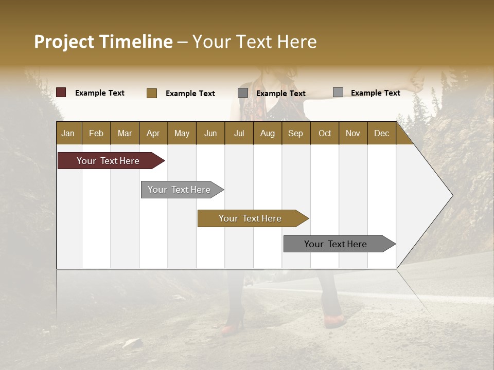 Outdoor Traveler Sky PowerPoint Template
