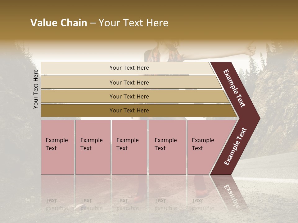Outdoor Traveler Sky PowerPoint Template