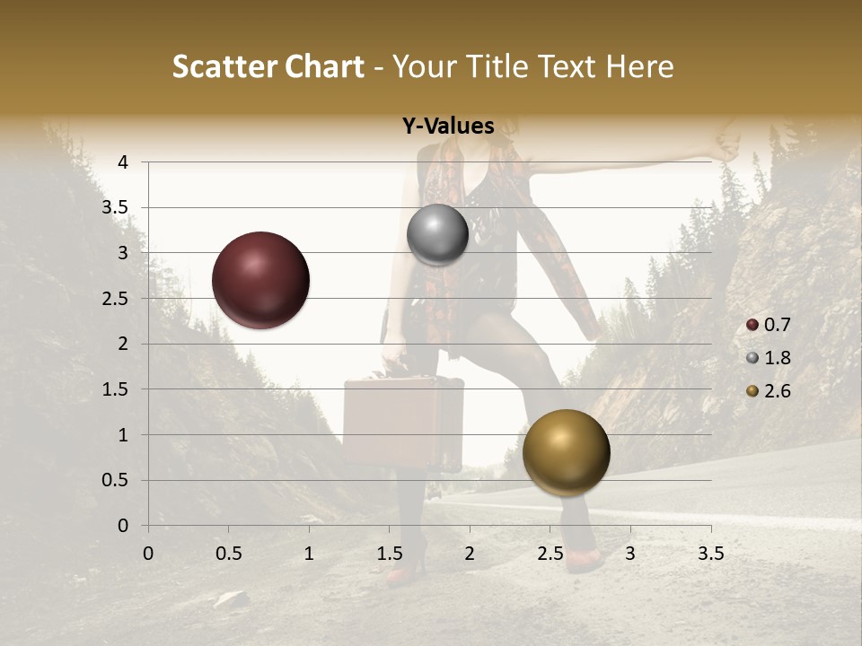 Outdoor Traveler Sky PowerPoint Template