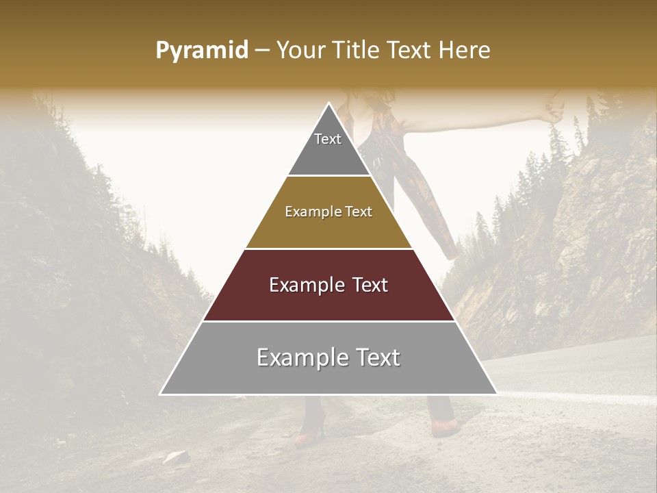 Outdoor Traveler Sky PowerPoint Template