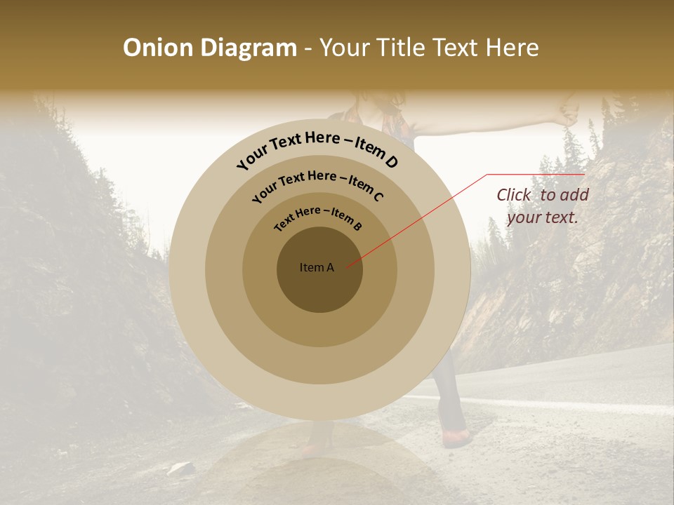 Outdoor Traveler Sky PowerPoint Template