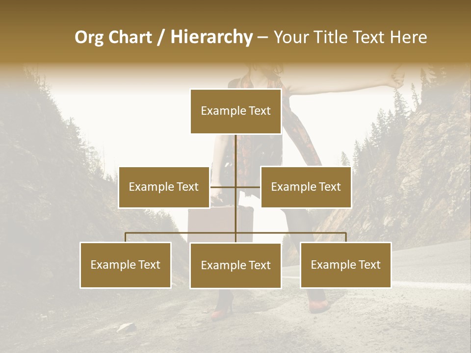 Outdoor Traveler Sky PowerPoint Template