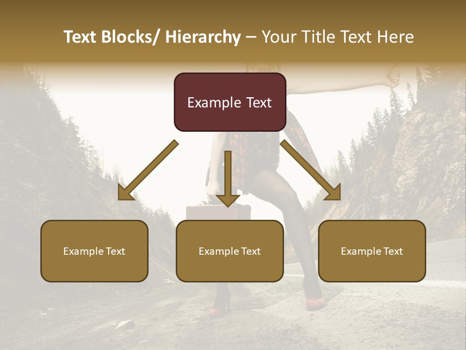 Outdoor Traveler Sky PowerPoint Template